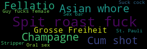 Spit roast fuck in a Thai brothel in Hamburg