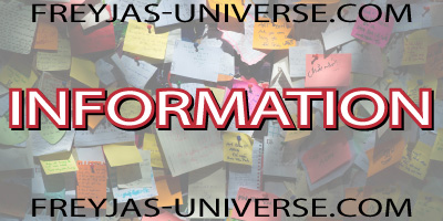 Important information and notes on the content on freyjas-universe.com